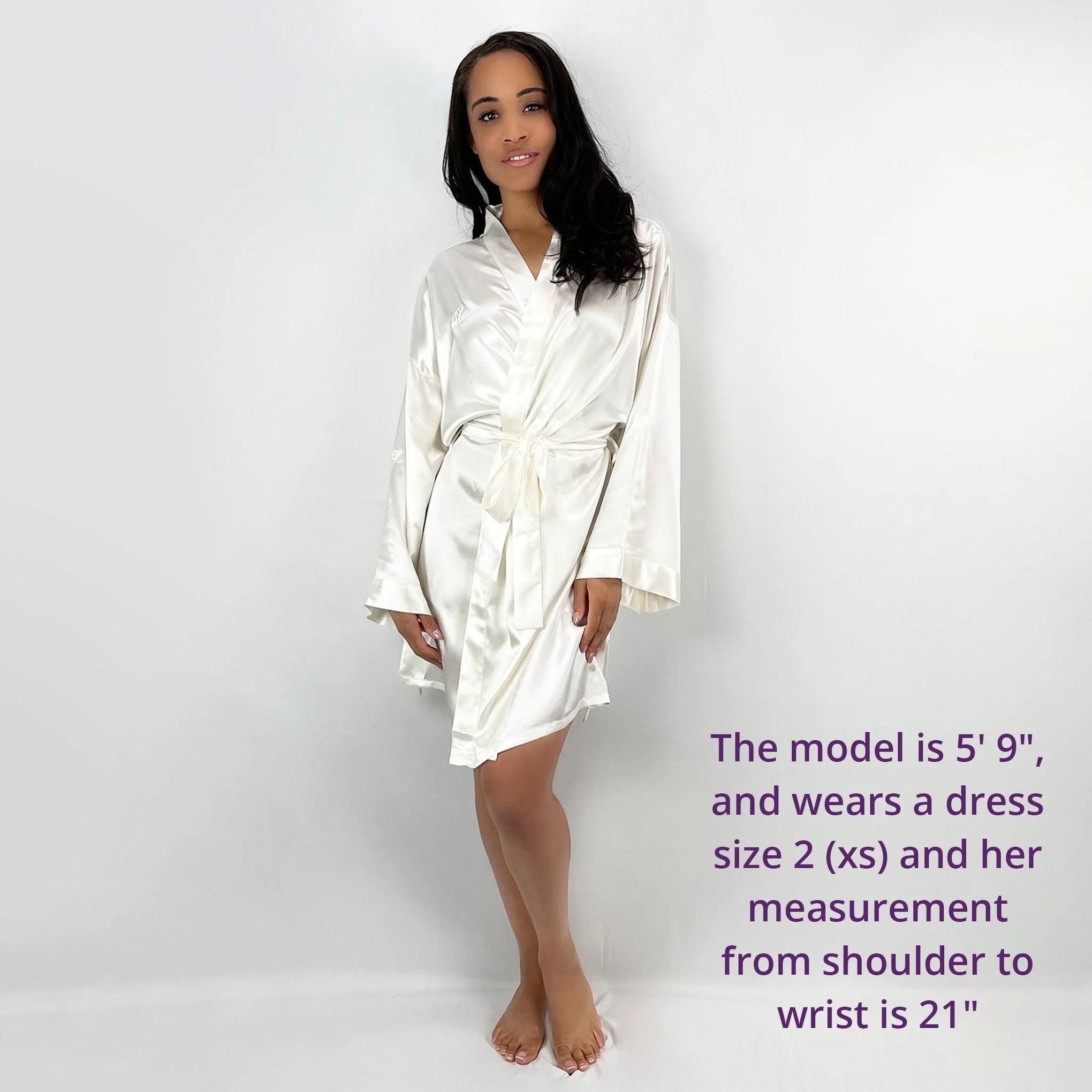 100% Washable Mulberry Silk Robe