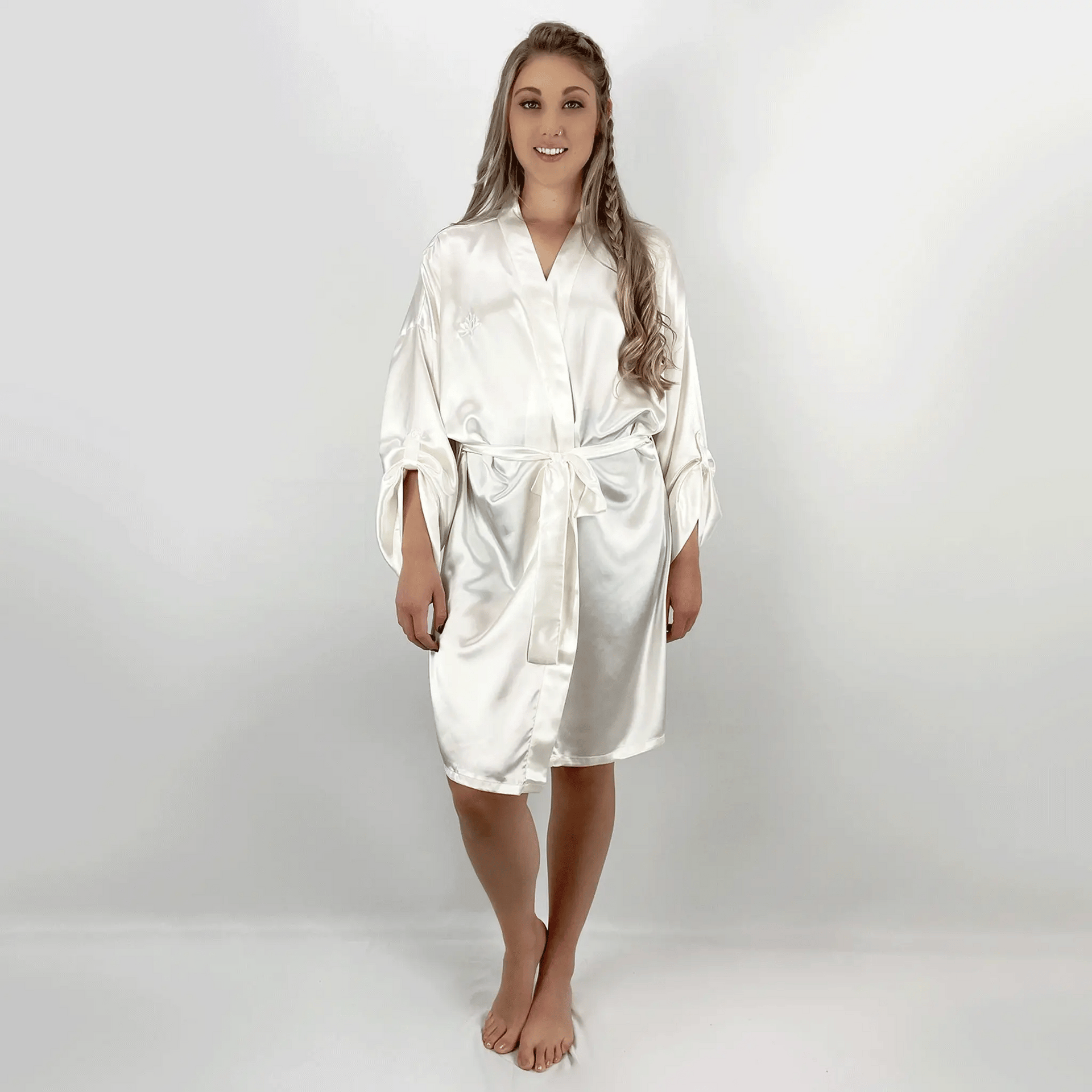 100% Washable Mulberry Silk Robe