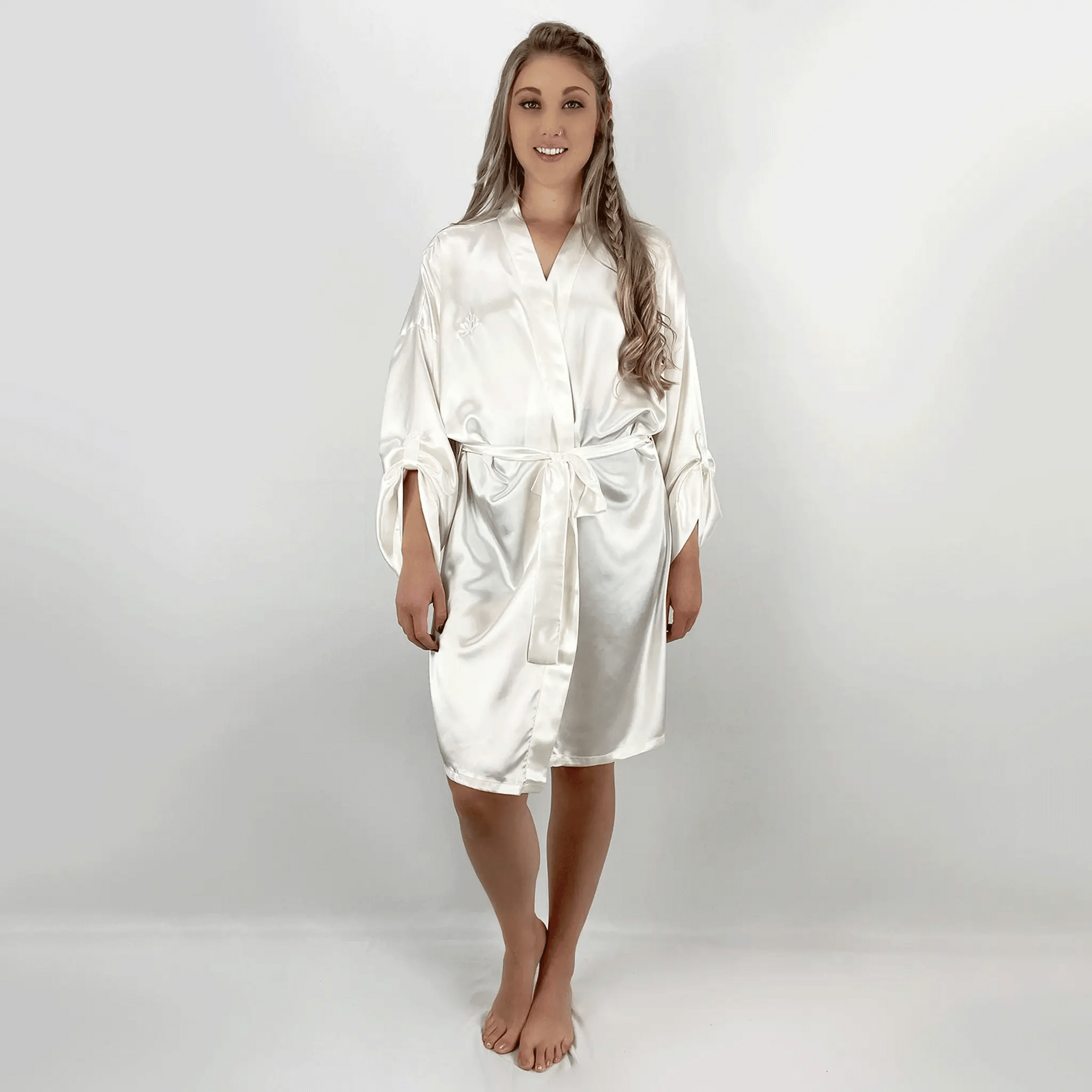 100% Washable Mulberry Silk Robe