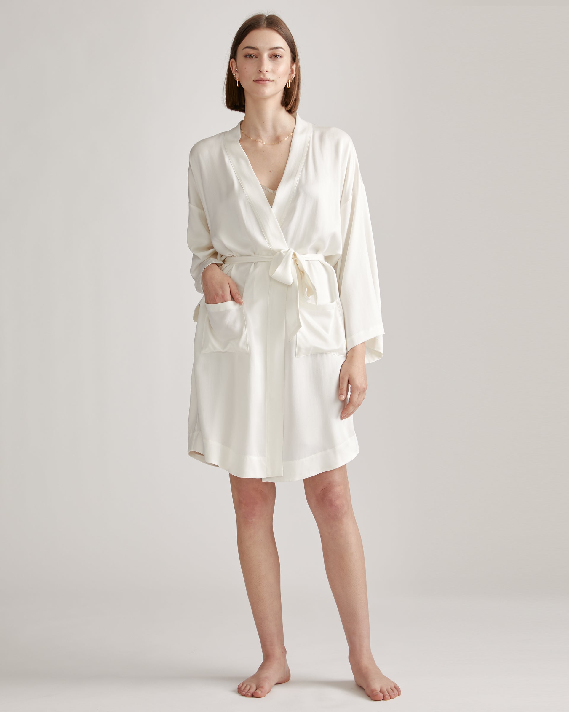 100% Washable Silk Robe