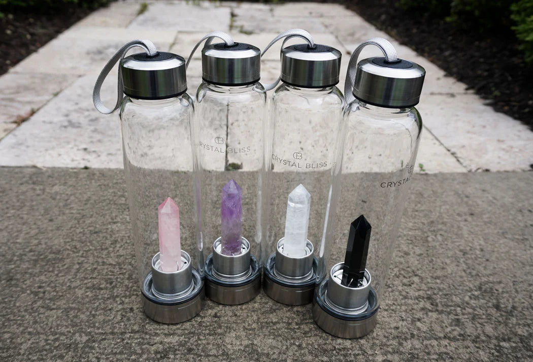 Crystal Water Bottle - Amethyst