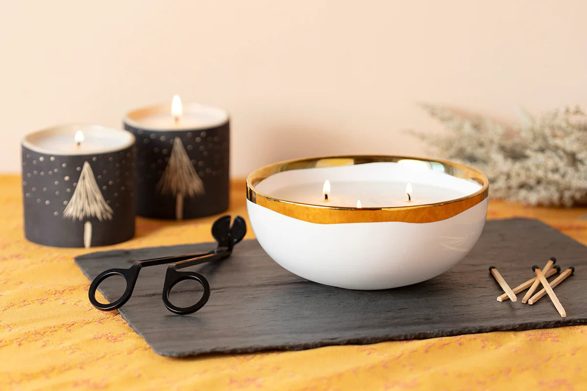 Lulea 3-Wick Candle Bowl