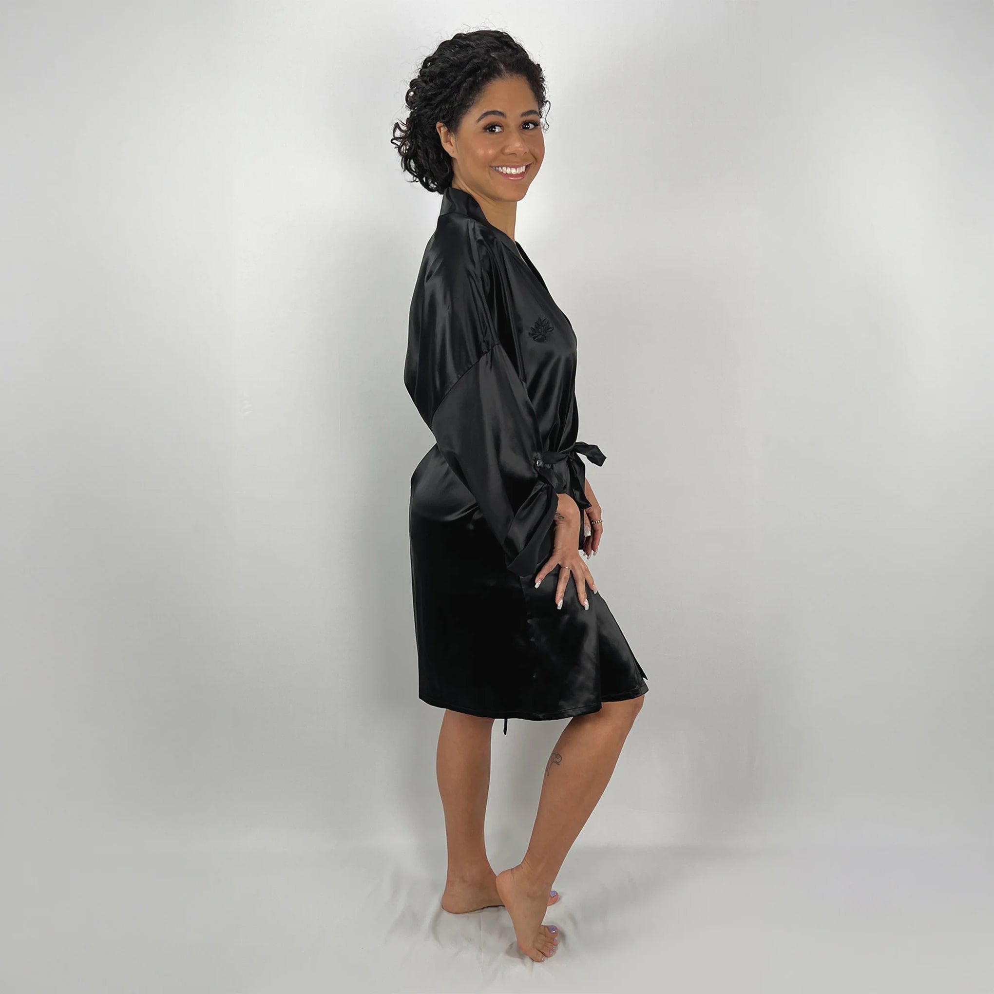 100% Pure Silk Robe